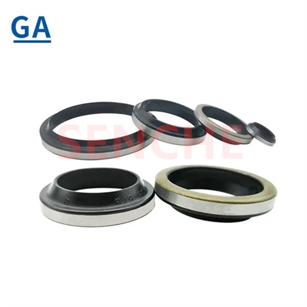 Hydraulic Metal NBR Different Type Hydraulic Oil Seal Wiper Seal / Dust Seal GA For Excavator