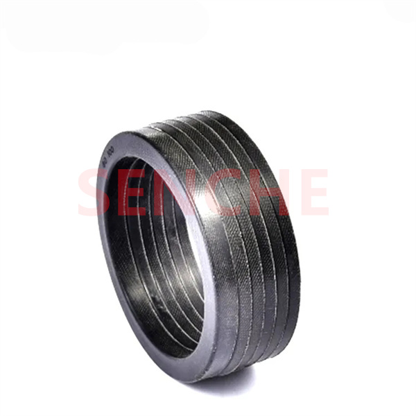 High Pressure Hydraulic Cylinder V Packing Seal V Shape Rubber NBR Fabric VES Combined Seal Ring Vee V Packing Ring Seal