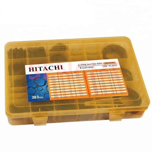 Excavator Repair Assortment Sealing Tool Box Hydraulic Mechanical Oring Box NBR FKM Silicone Rubber O Ring Set Giant O Ring Kit