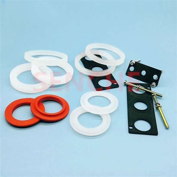 Accept Custom NBR FKM Silicone EPDM Neoprene Rubber Flat Washer Seals Nitrile FPM Rectangular Square Round Rubber Seal Gasket
