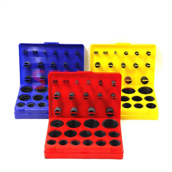 China Factory Good Quality FKM FFKM Rubber Oring Box NBR VMQ HNBR EPDM Silicone sealing O Ring Kit For Sale